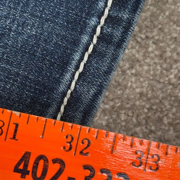 BKE Tyler Mens Straight Leg Jeans Blue Medium Wash Contrast Stitch 27x32 - Picture 8 of 10